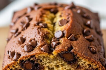 Moist Chocolate Chip Loaf