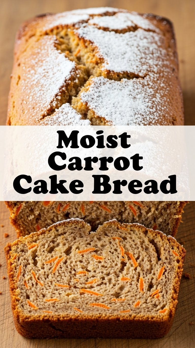 Moist Carrot Cake Bread