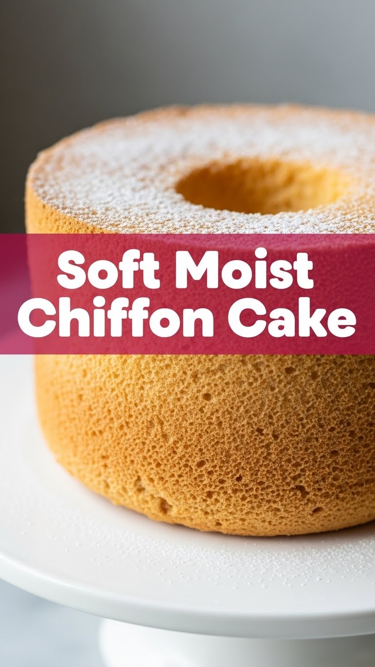 Soft Moist Chiffon Cake
