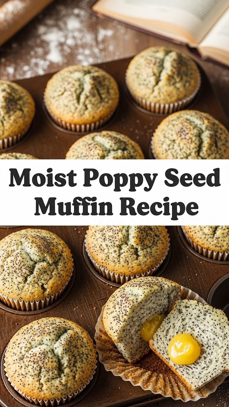 Moist Poppy Seed Muffin Recipe