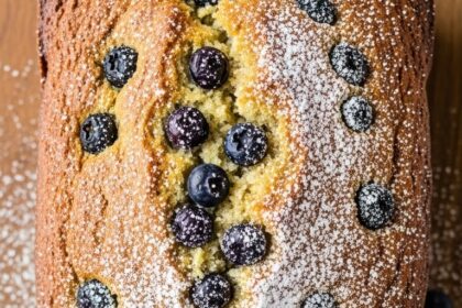 Moist Zucchini Bread With Blueberries
