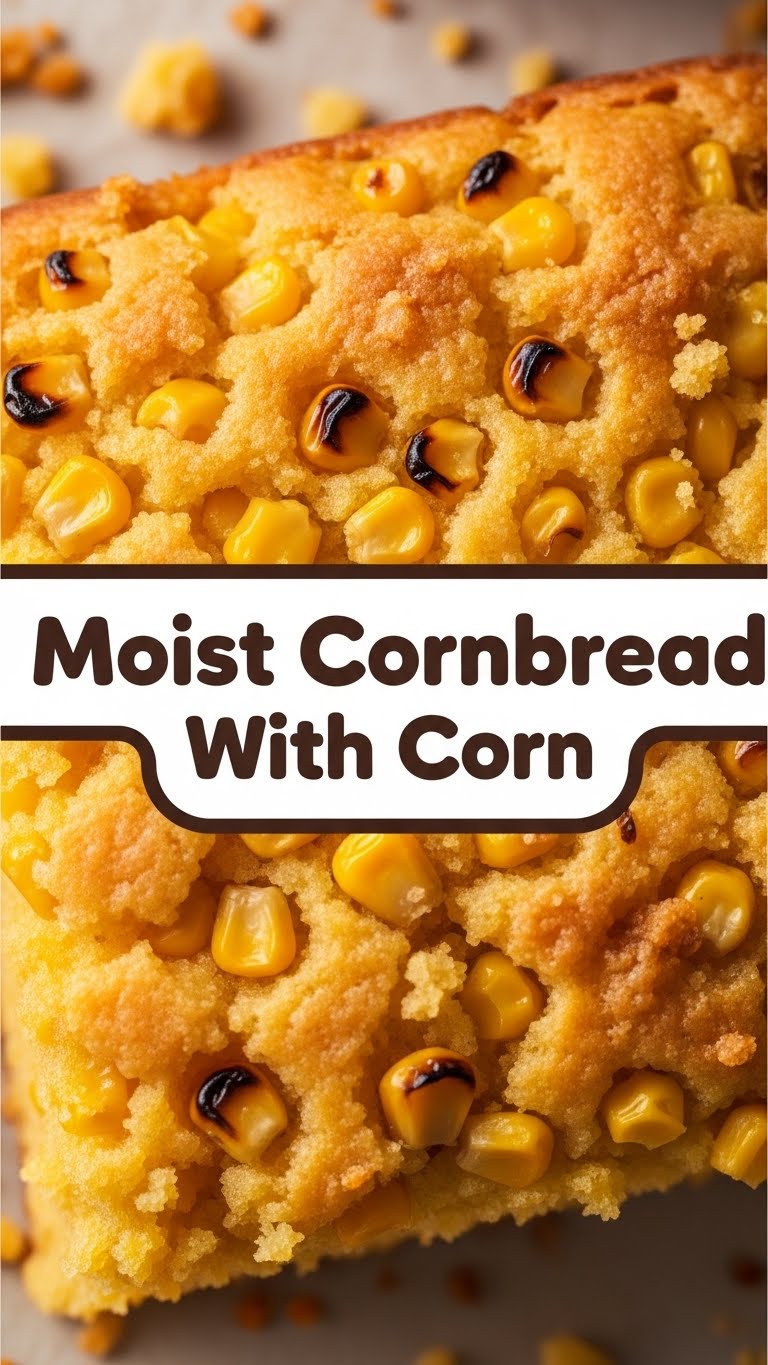 Moist Cornbread With Corn