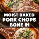 Moist Baked Pork Chops Bone In