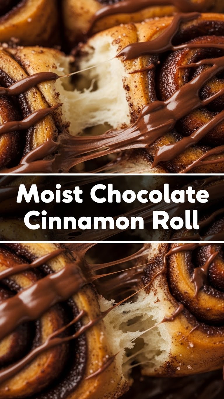 Moist Chocolate Cinnamon Roll