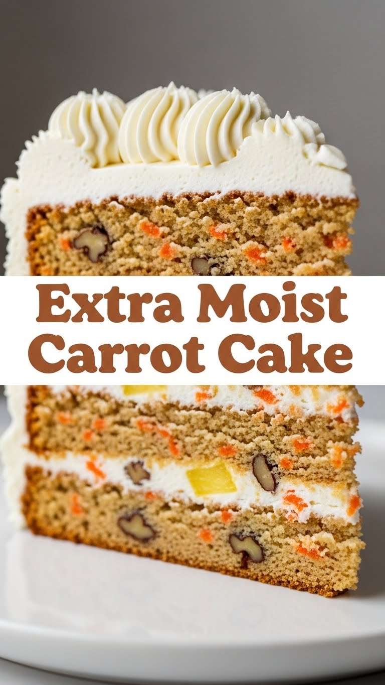 Extra Moist Carrot Cake
