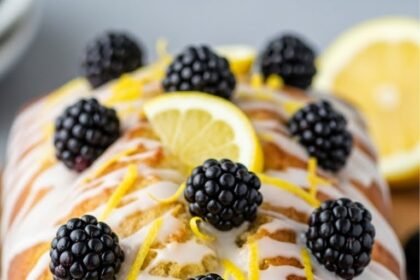 Moist Lemon Blackberry Bread