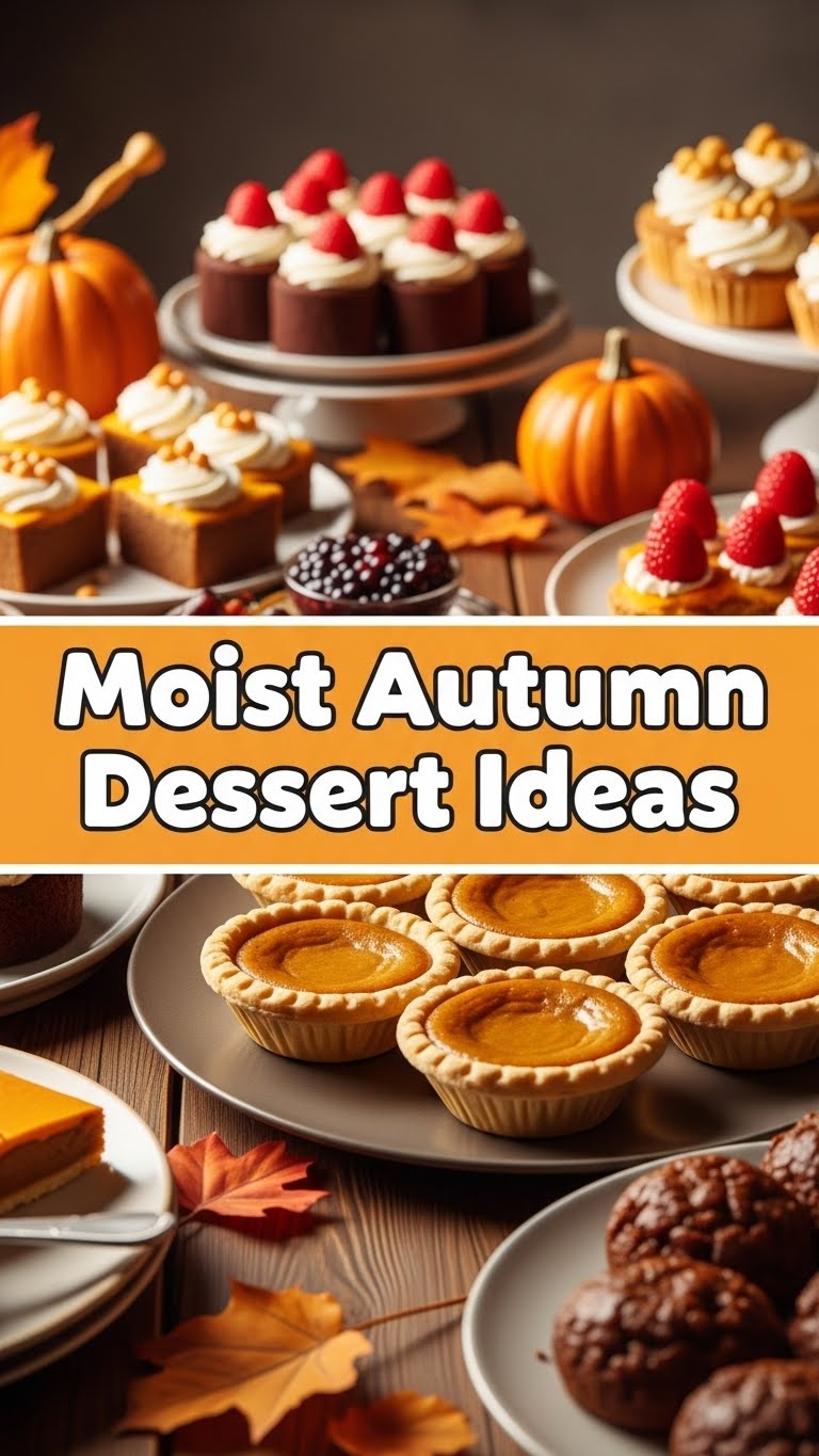 Moist Autumn Dessert Ideas