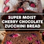 Super Moist Cherry Chocolate Zucchini Bread