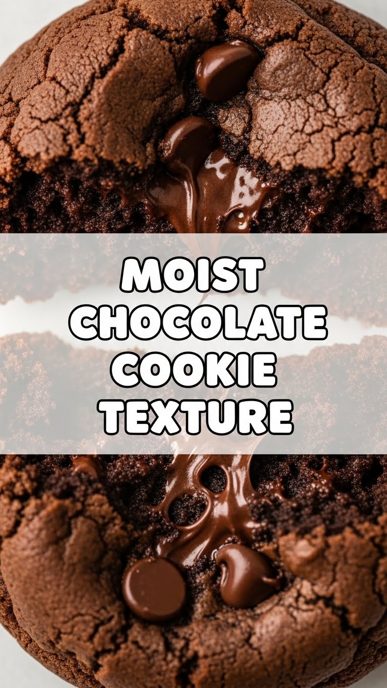 Moist Chocolate Cookie Texture