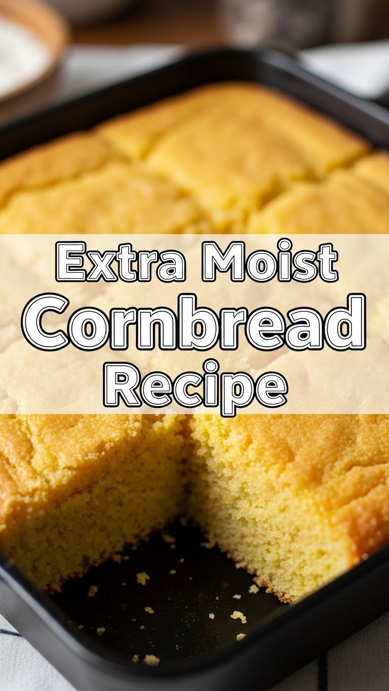 Extra Moist Cornbread Recipe