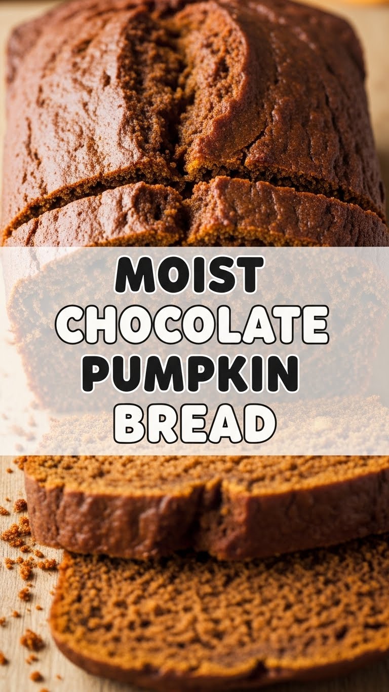 Moist Chocolate Pumpkin Bread