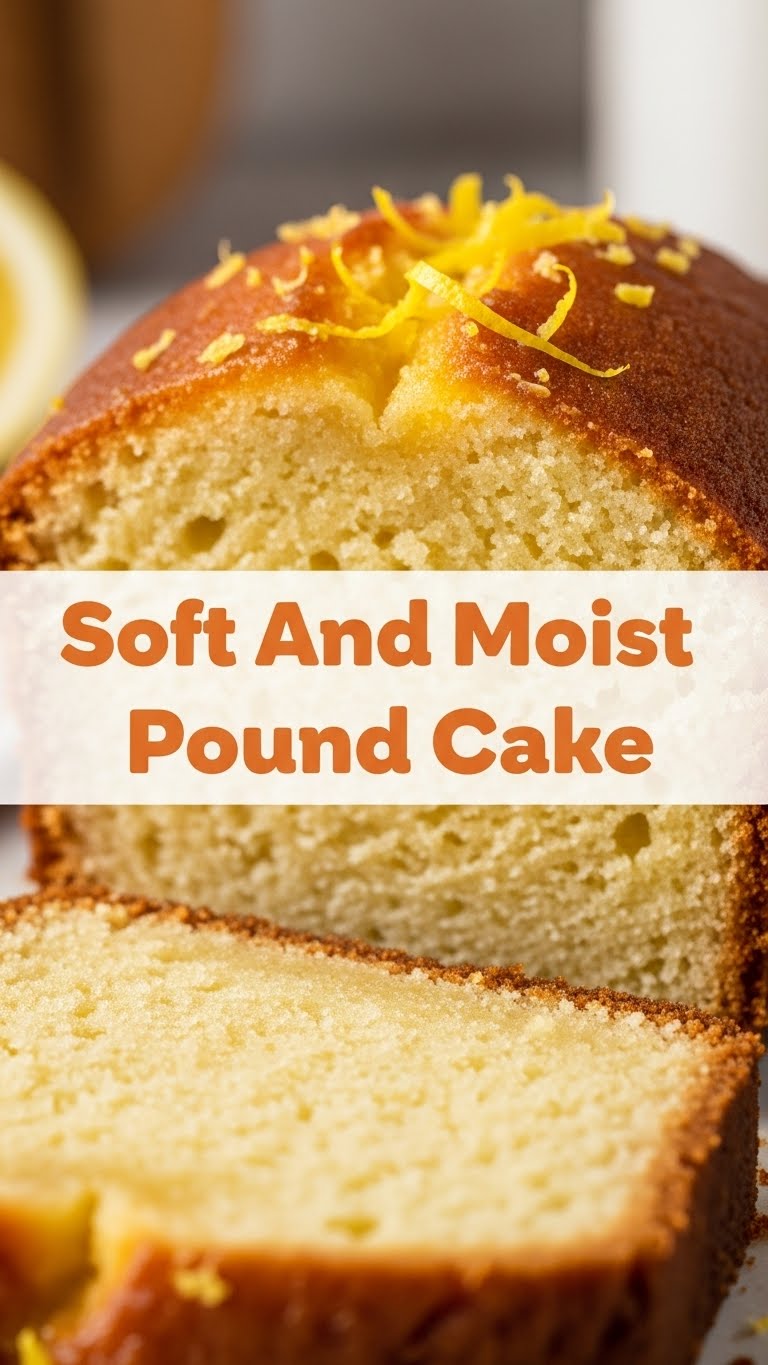 Soft And Moist Pound Cake