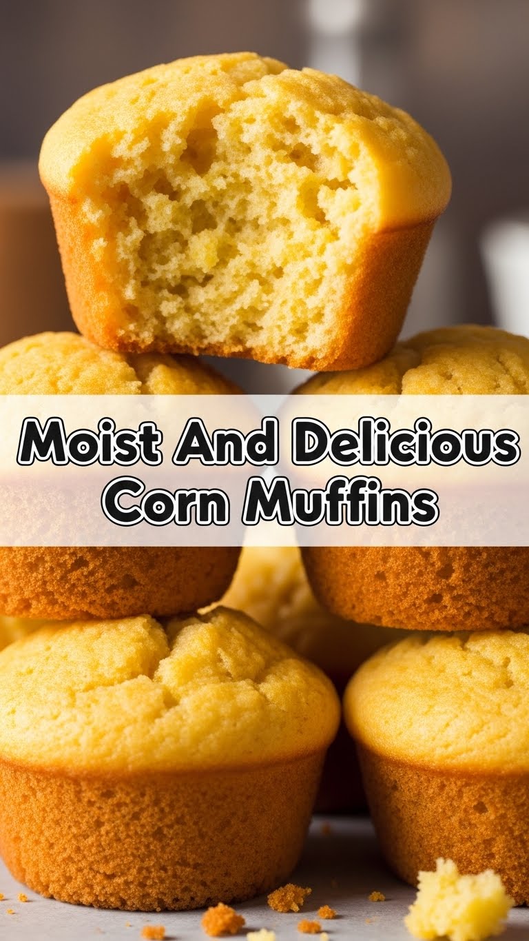 Moist And Delicious Corn Muffins