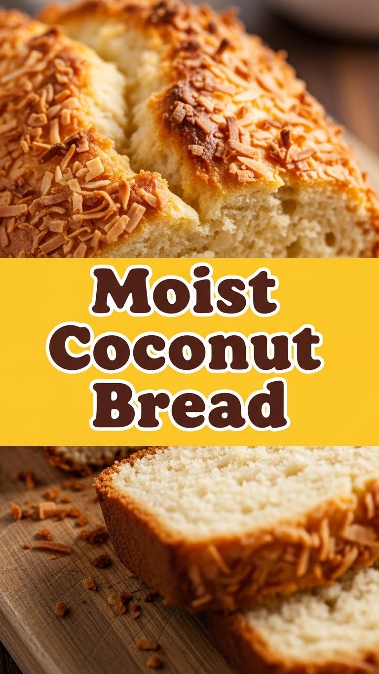 Moist Coconut Bread