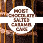 Moist Chocolate Salted Caramel Cake