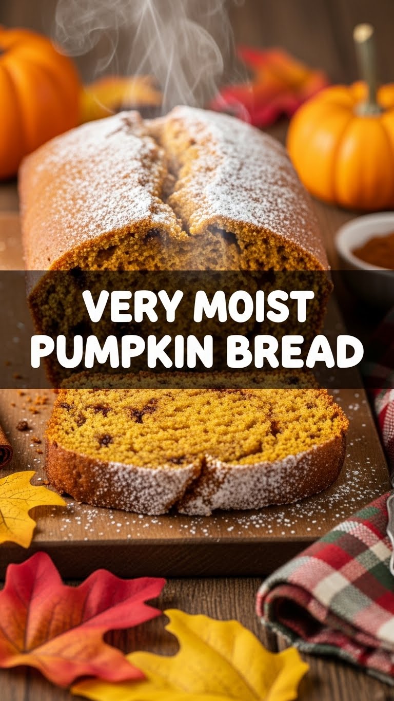 Very Moist Pumpkin Bread