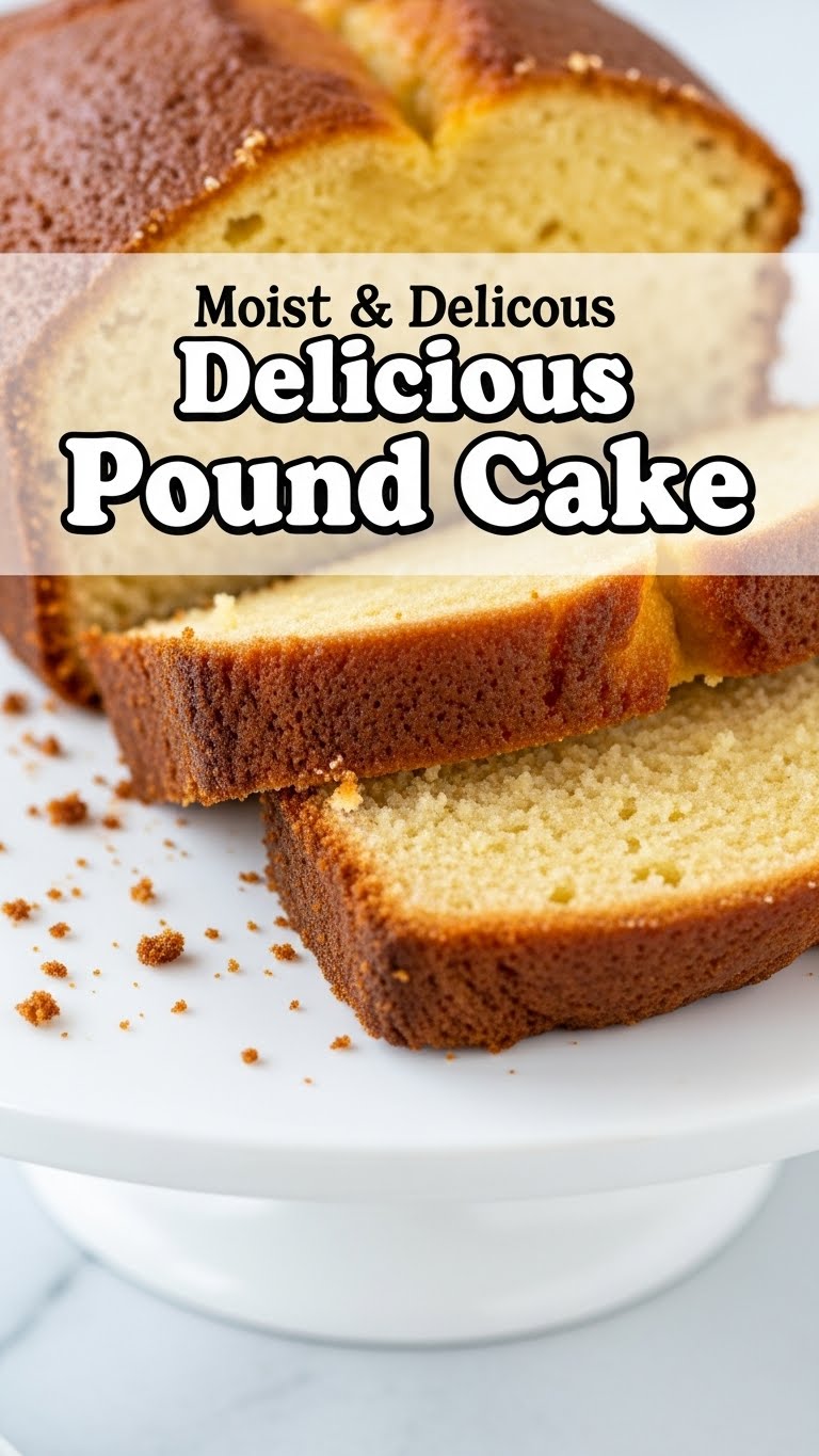 Moist & Delicious Pound Cake