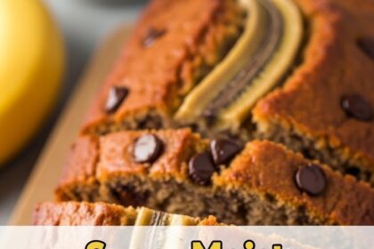 Super Moist Banana Bread With Chocolate Chips
