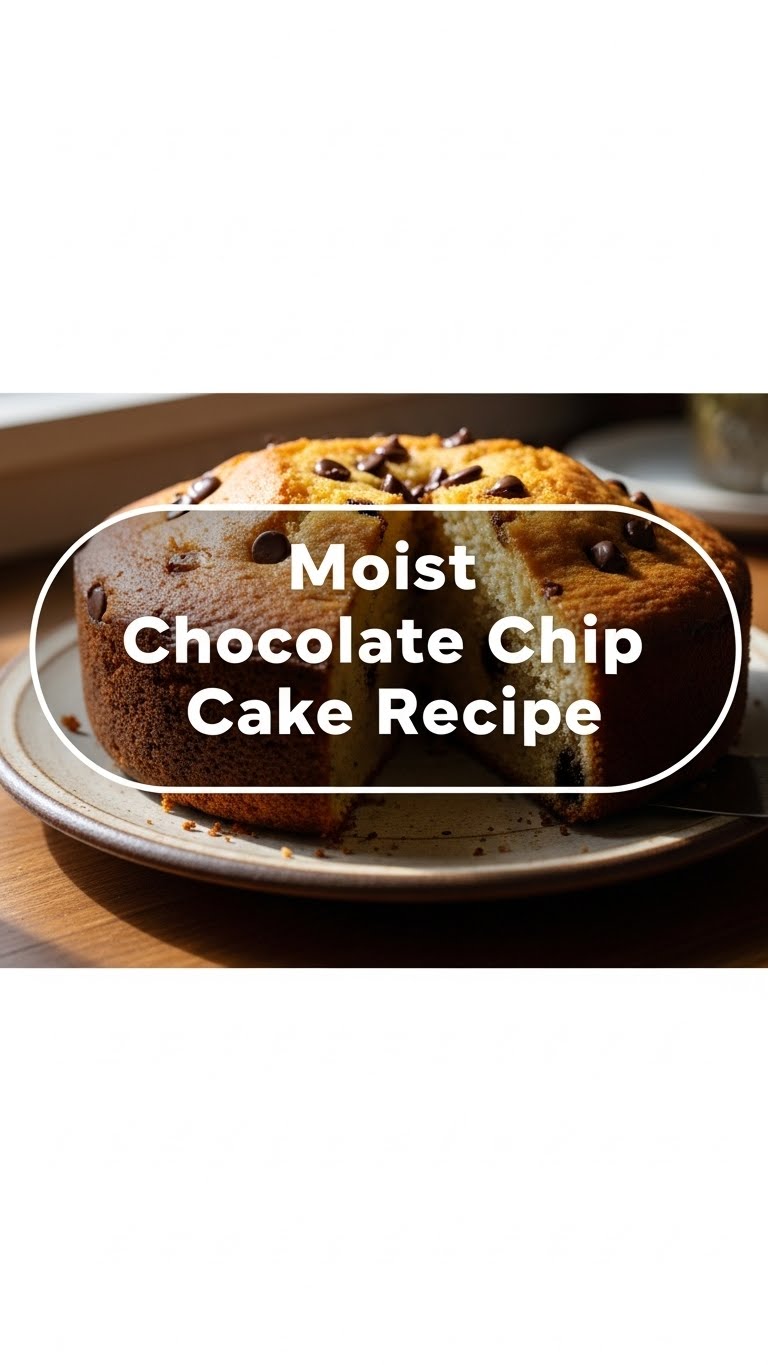 Moist Chocolate Chip Cake Recipe