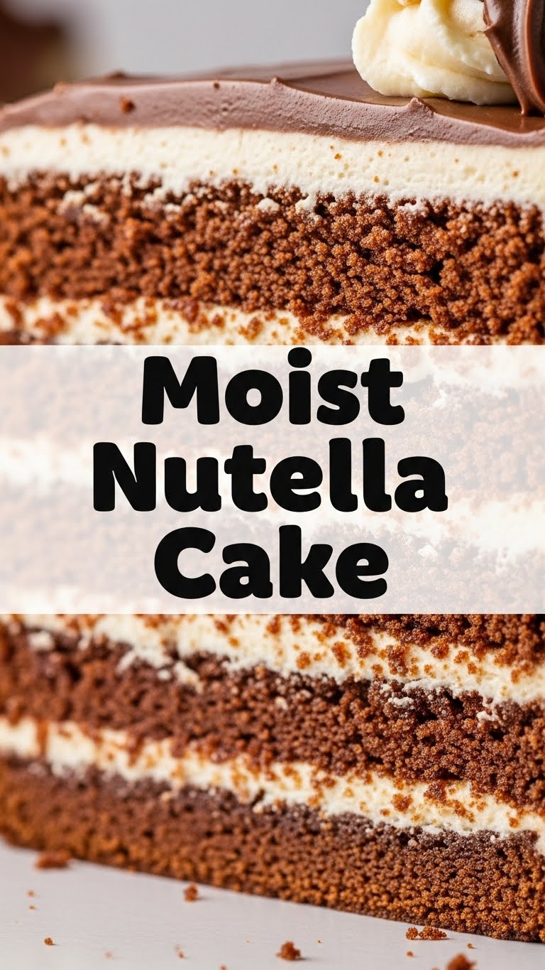 Moist Nutella Cake