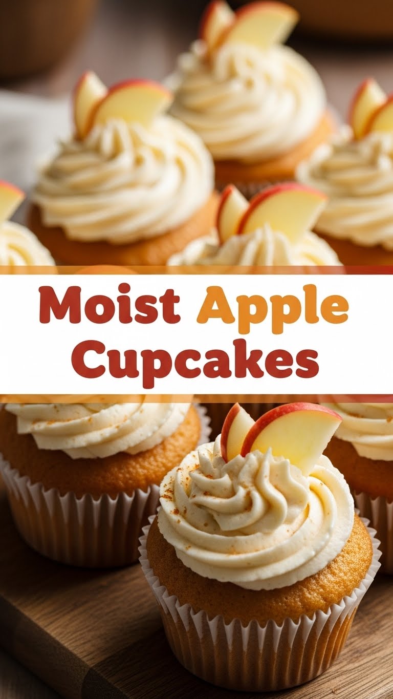 Moist Apple Cupcakes
