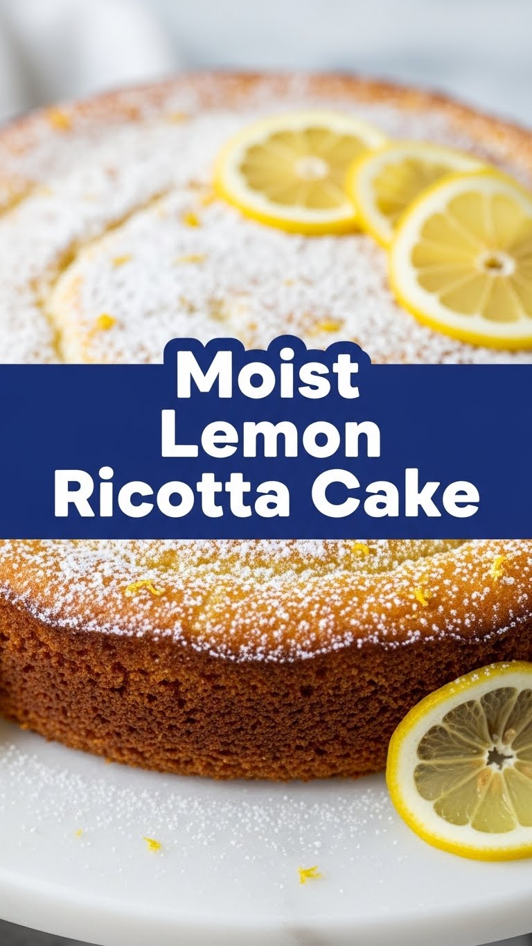 Moist Lemon Ricotta Cake