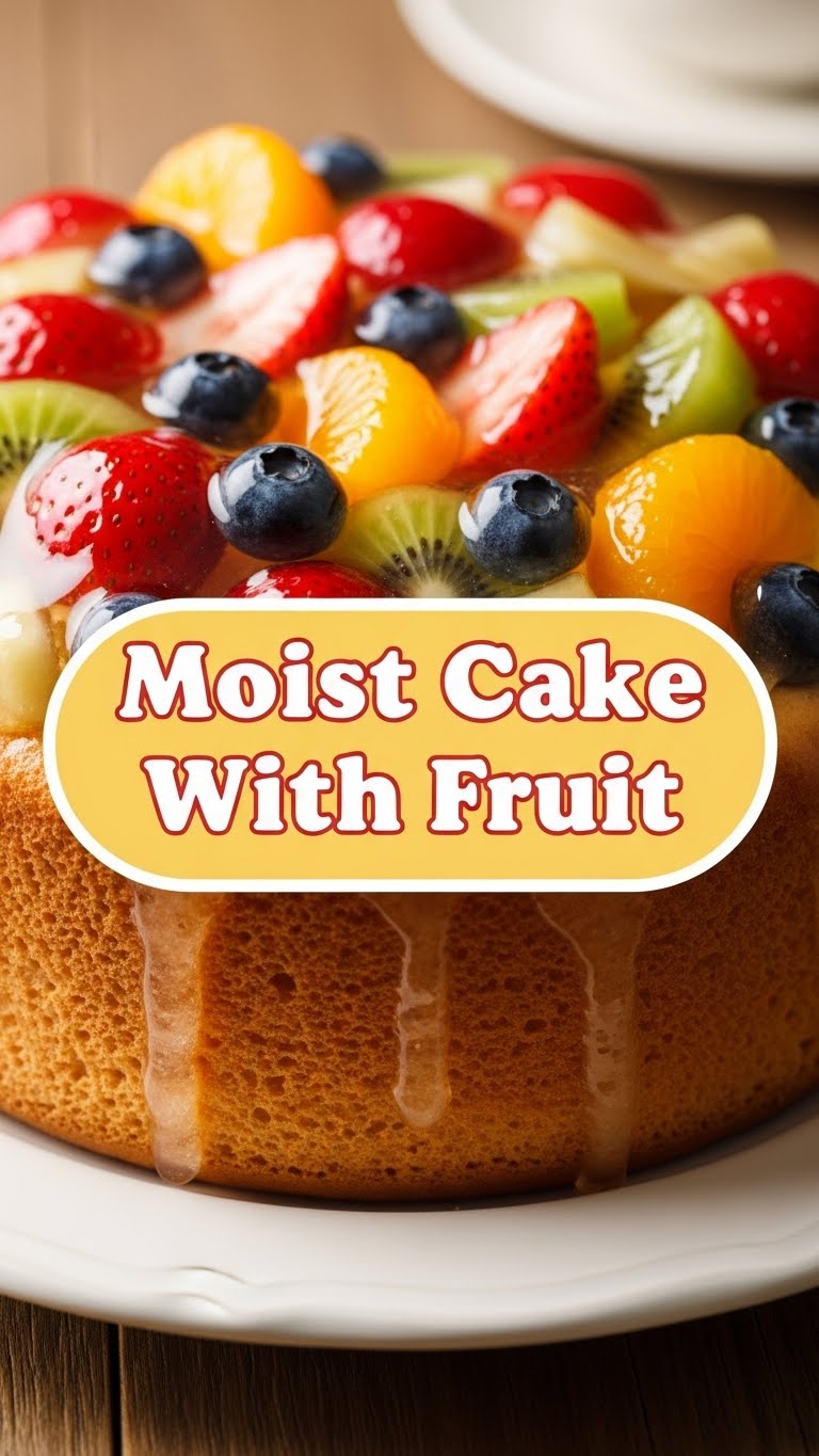 Moist Cake With Fruit