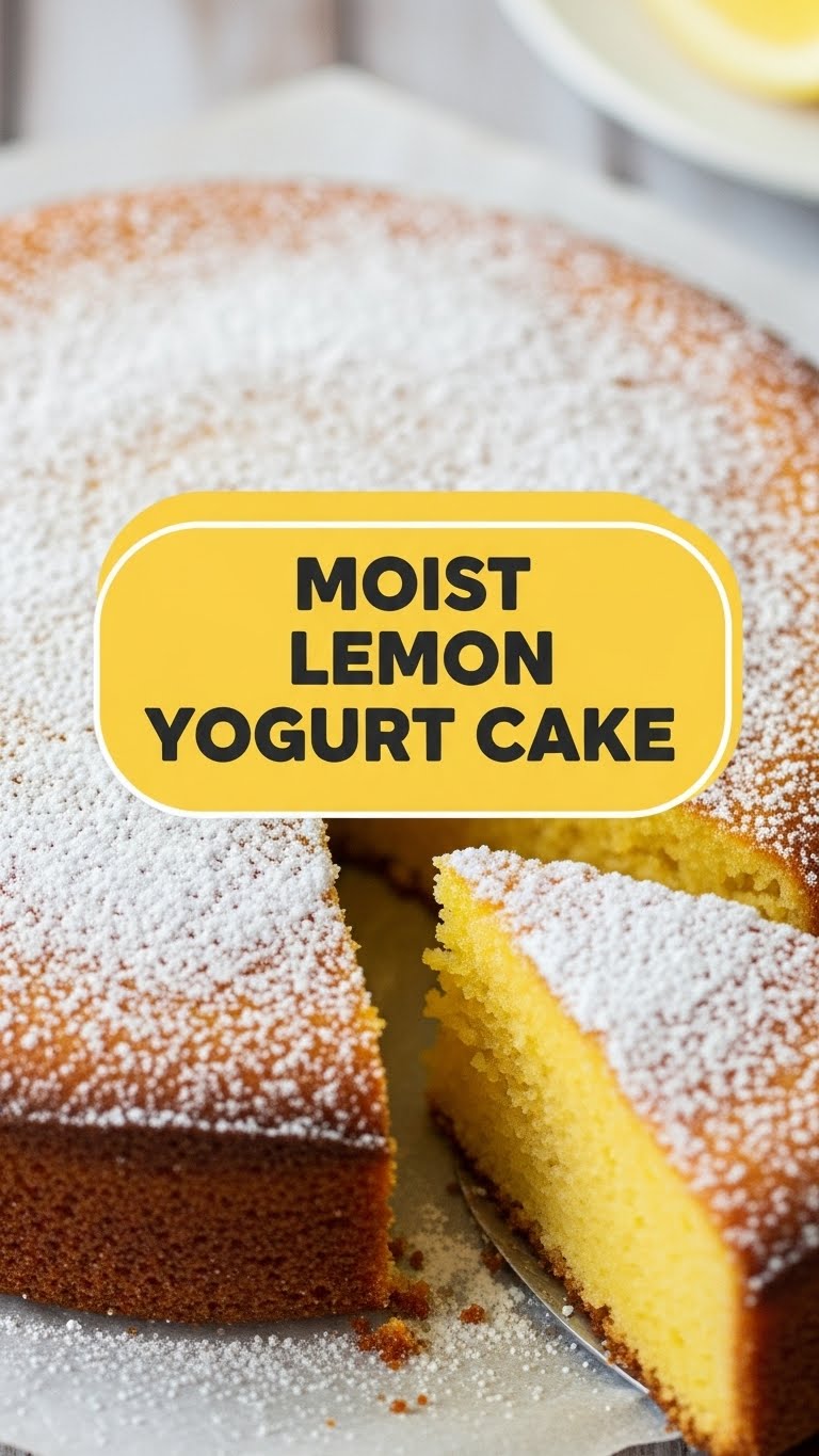 Moist Lemon Yogurt Cake