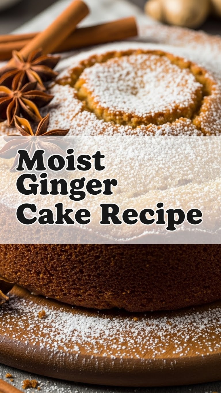 Moist Ginger Cake Recipe