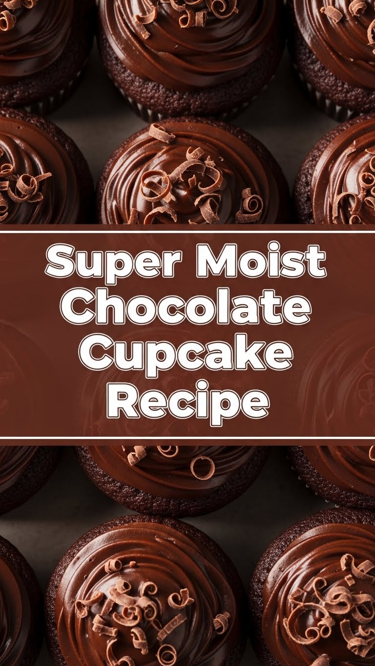 Super Moist Chocolate Cupcake Recipe