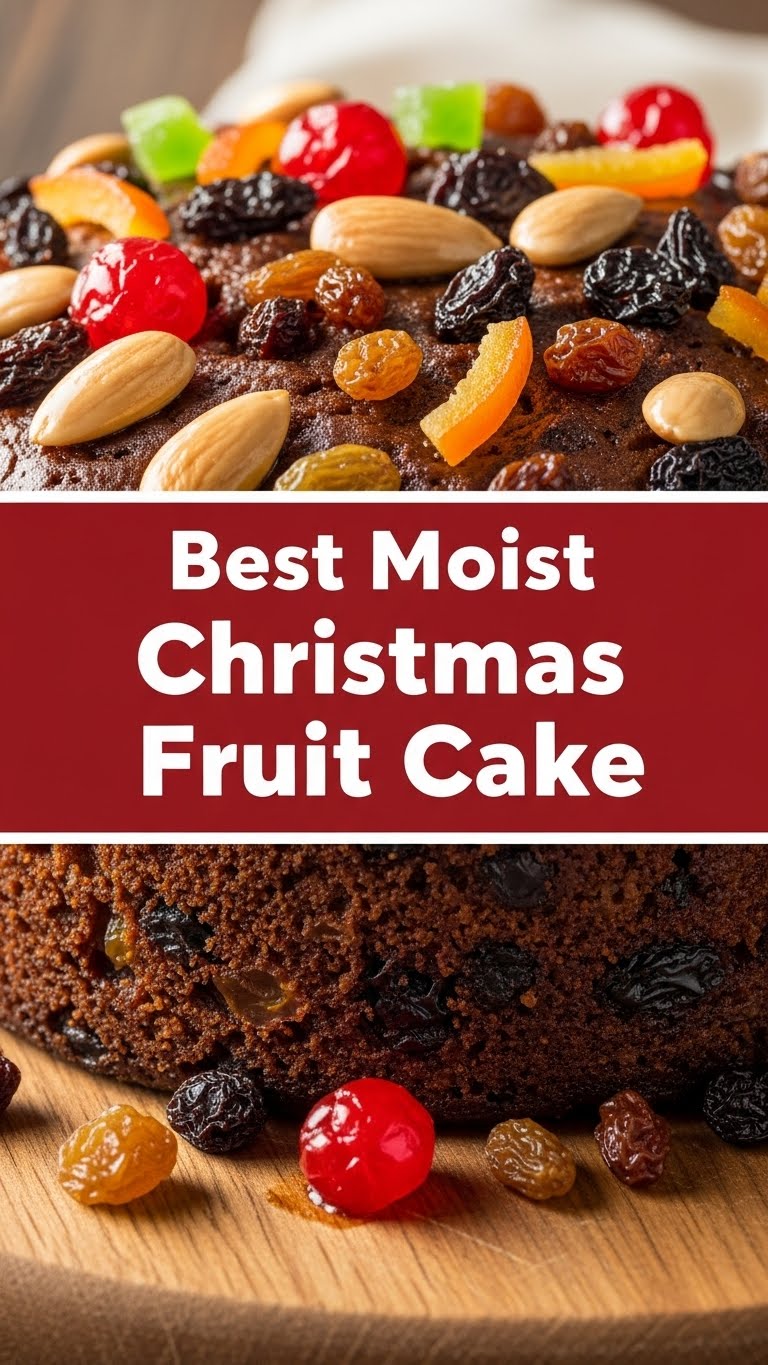 Best Moist Christmas Fruit Cake