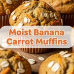 Moist Banana Carrot Muffins