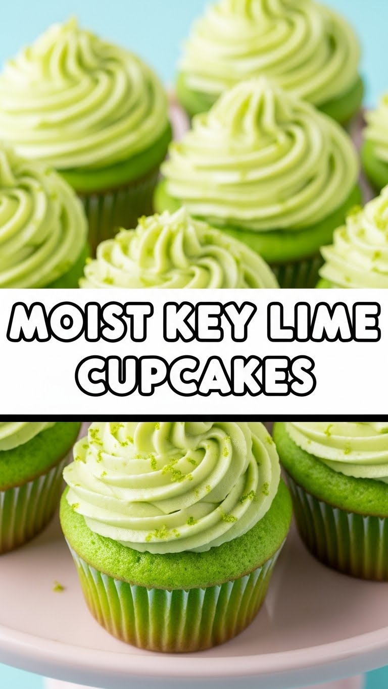 Moist Key Lime Cupcakes