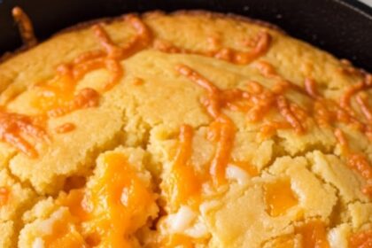 Moist Cheesy Cornbread Recipe