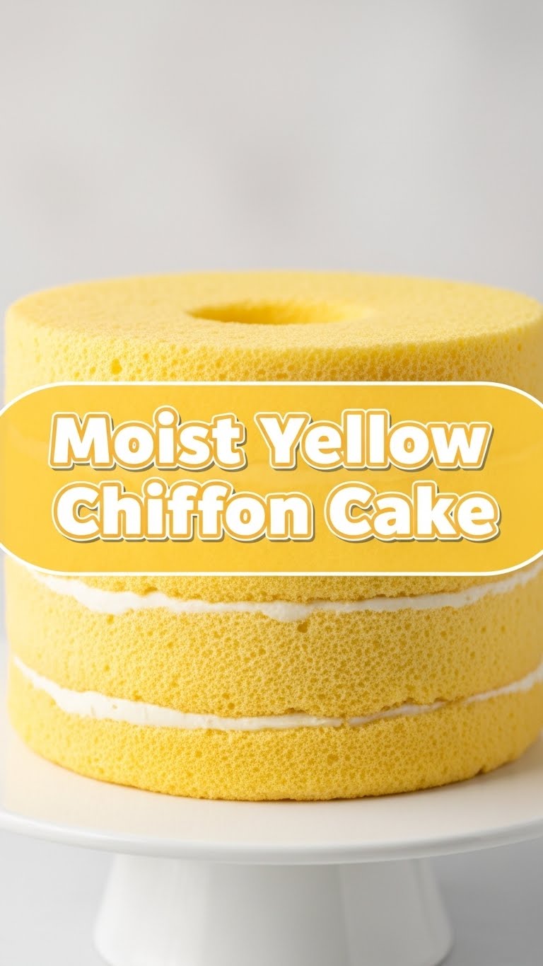 Moist Yellow Chiffon Cake
