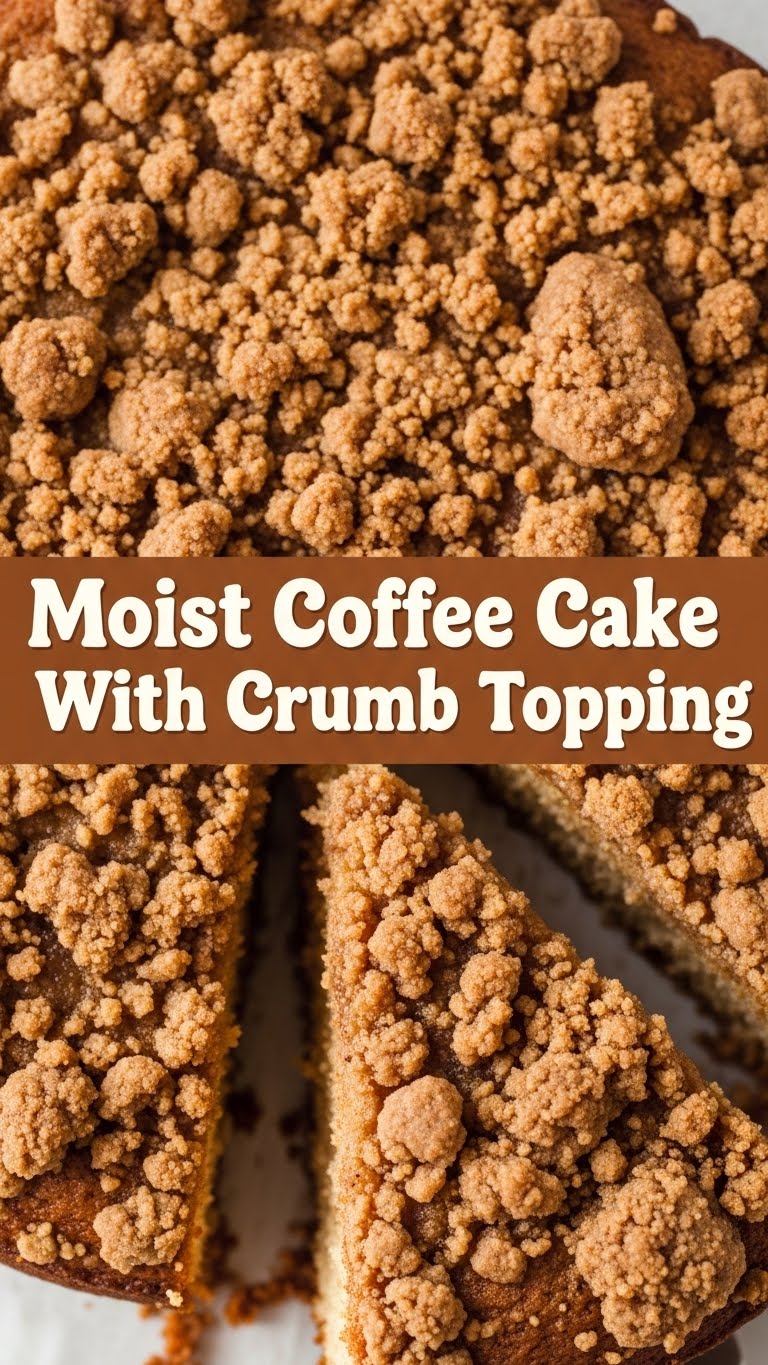 Moist Coffee Cake With Crumb Topping