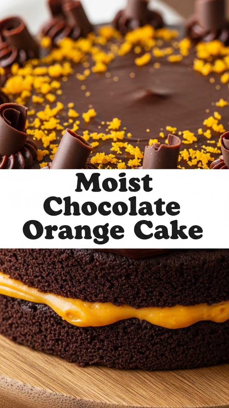 Moist Chocolate Orange Cake