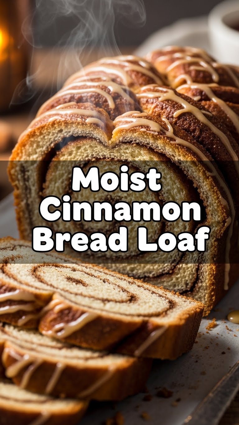 Moist Cinnamon Bread Loaf