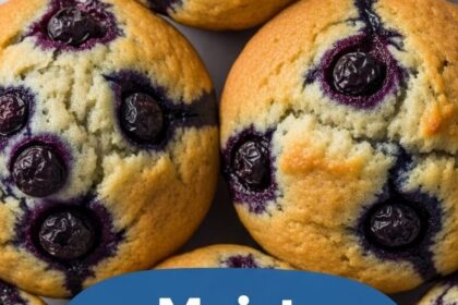 Moist Blueberry Muffins With Yogurt