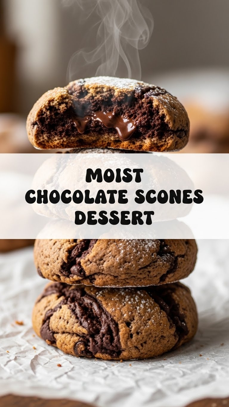 Moist Chocolate Scones Dessert