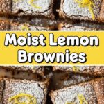 Moist Lemon Brownies