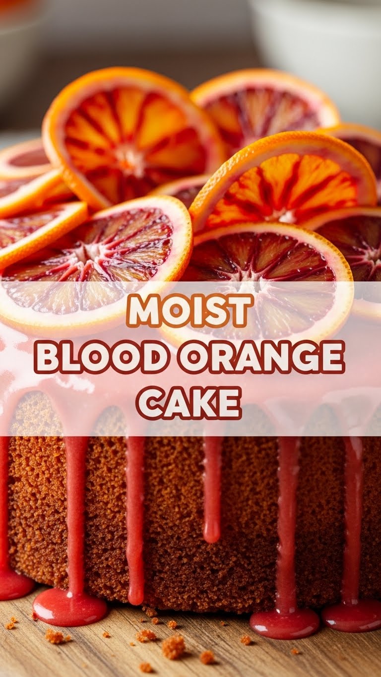 Moist Blood Orange Cake