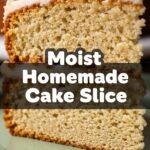 Moist Homemade Cake Slice