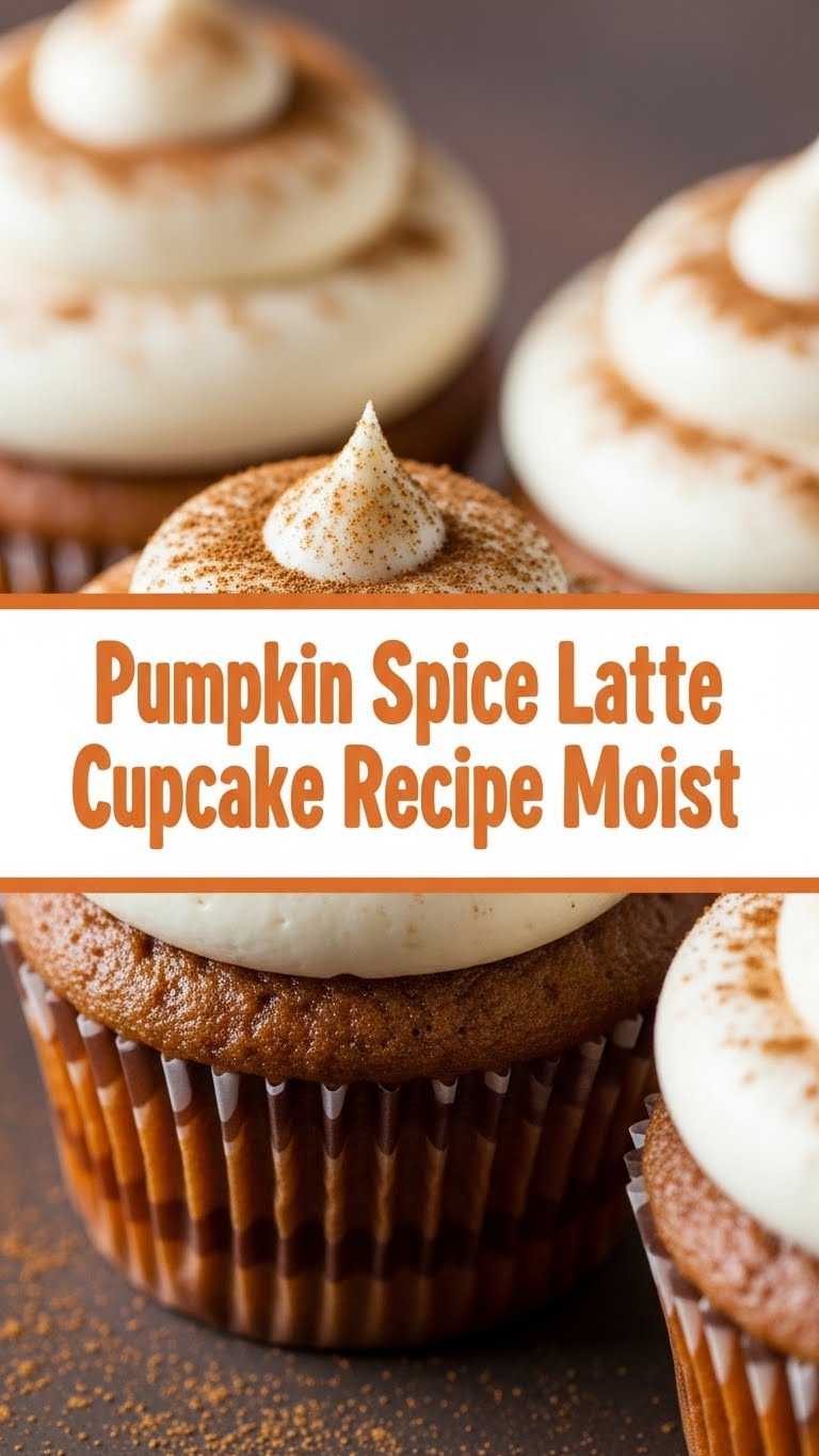 Pumpkin Spice Latte Cupcake Recipe Moist