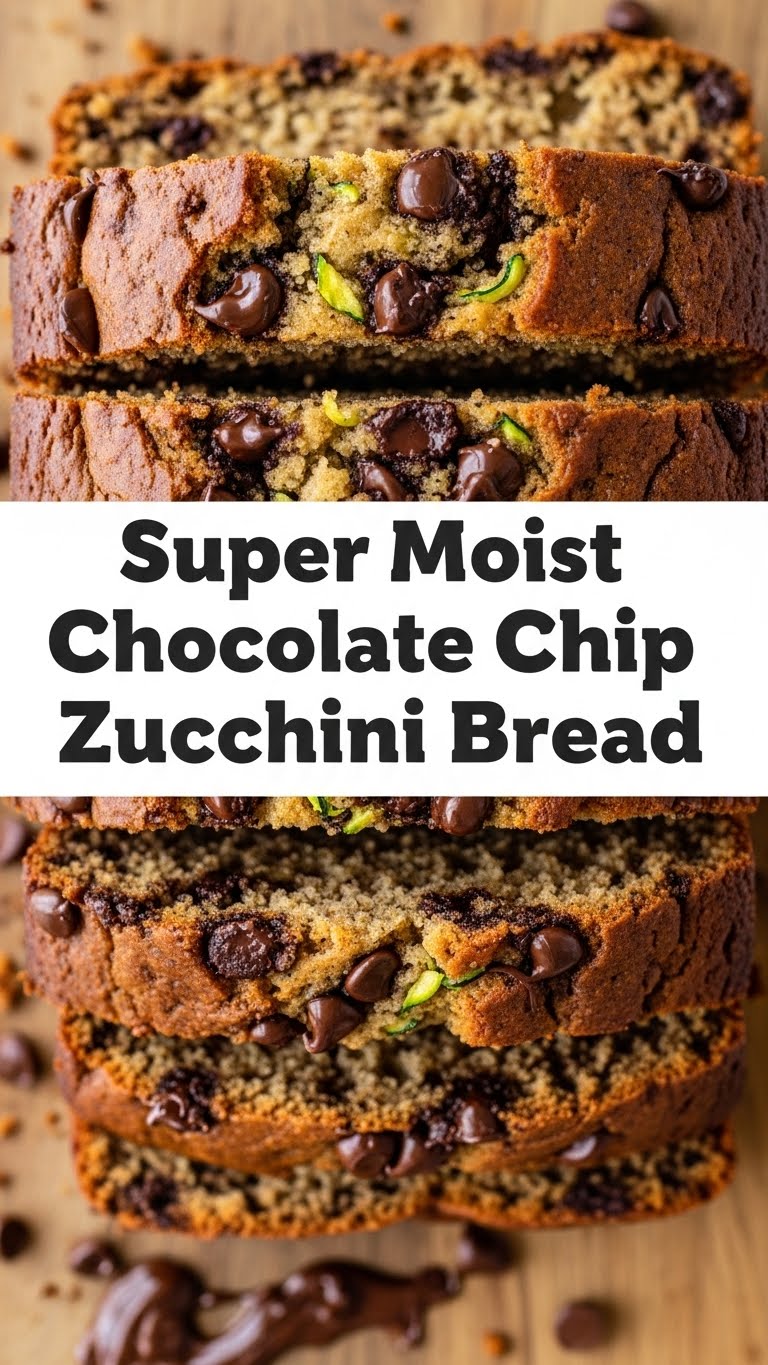 Super Moist Chocolate Chip Zucchini Bread