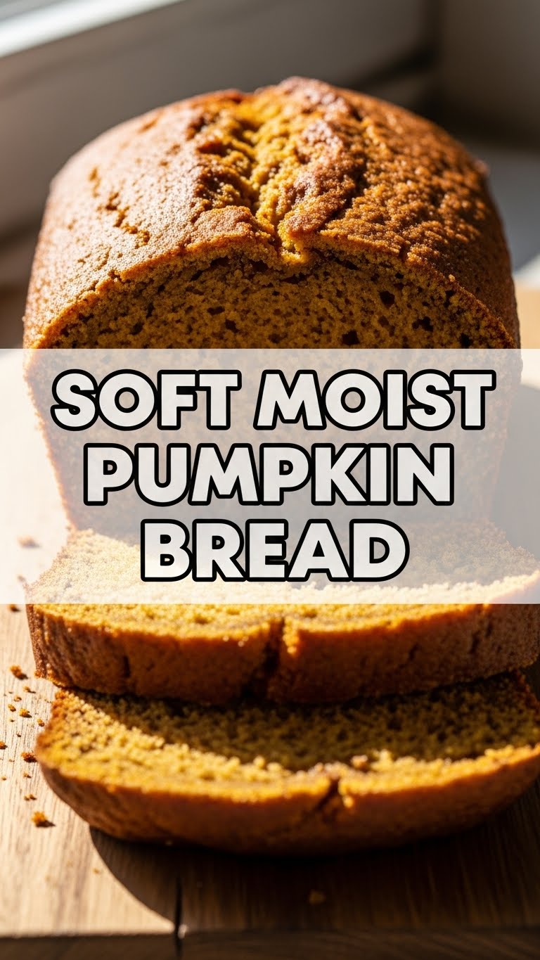 Soft Moist Pumpkin Bread