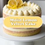 Moist Lemon Velvet Cake