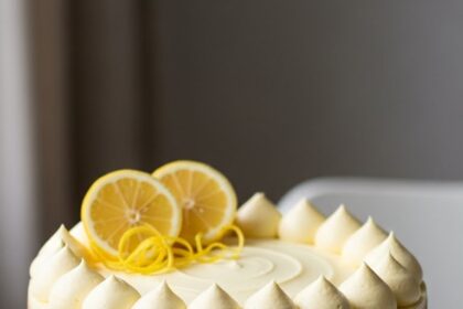 Moist Lemon Velvet Cake