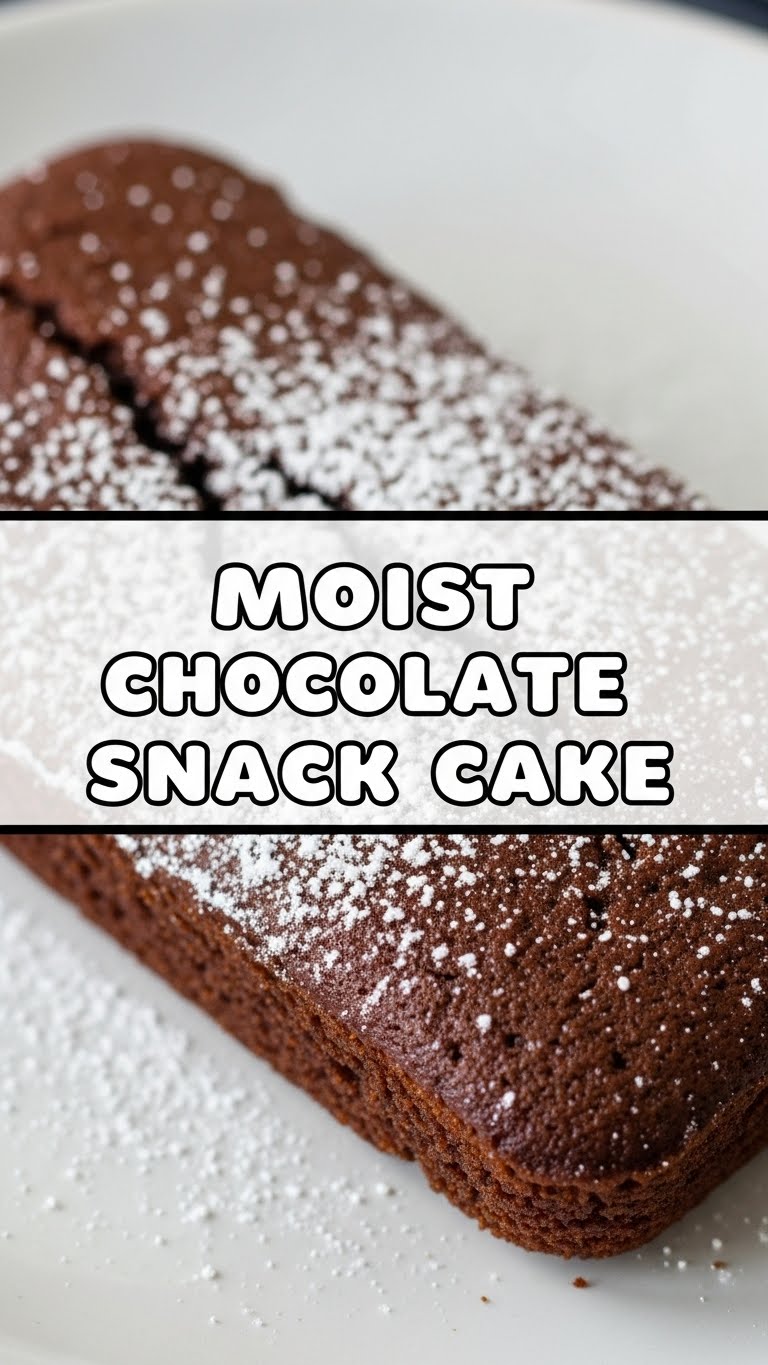 Moist Chocolate Snack Cake