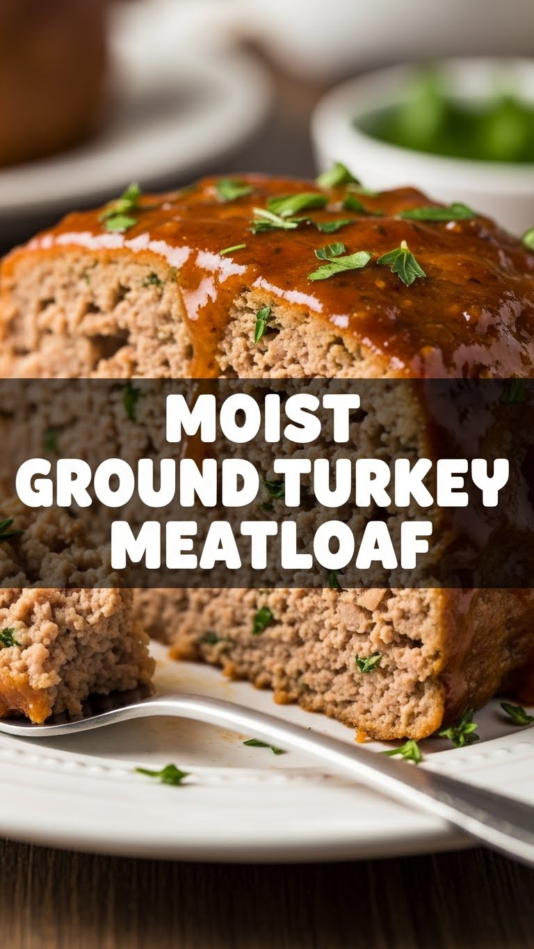 Moist Ground Turkey Meatloaf